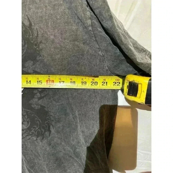 Y2K 2002 Harley-Davidson Men's Vintage Eagle Graphic T-Shirt Gray Size L Grunge - Picture 9 of 10